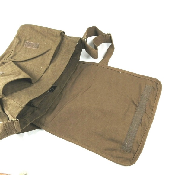 Classic Heavyweight Military Messenger Bag - Picture 4 of 8